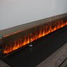 Декоративное стекло для 3D FireLine 1000 черное фото 2
