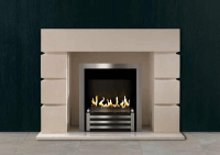 Биокамин в мраморном портале Firezo Belle, стандарт